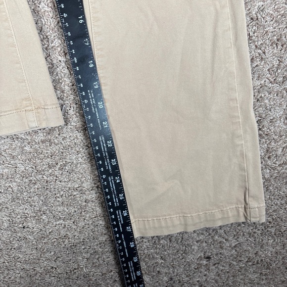 American Eagle Outfitters Womens Kick Boot Pants Tan Khaki Size 10 Short - Picture 3 of 9